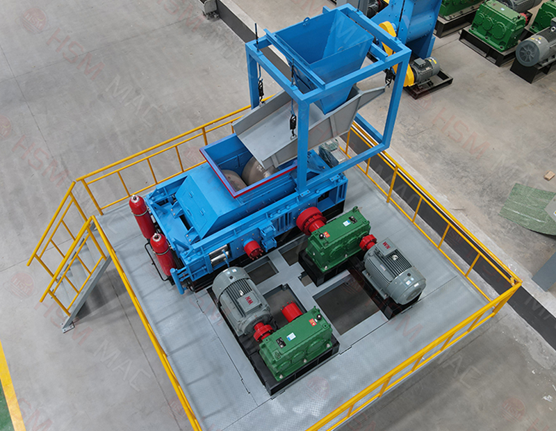 別再用錘破打煤矸石了！試試無易損件對輥制砂機