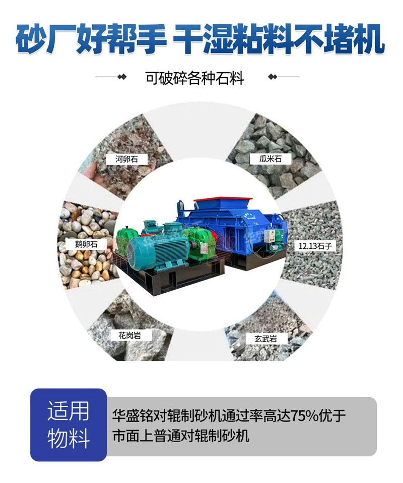 233 對(duì)輥制砂機(jī)